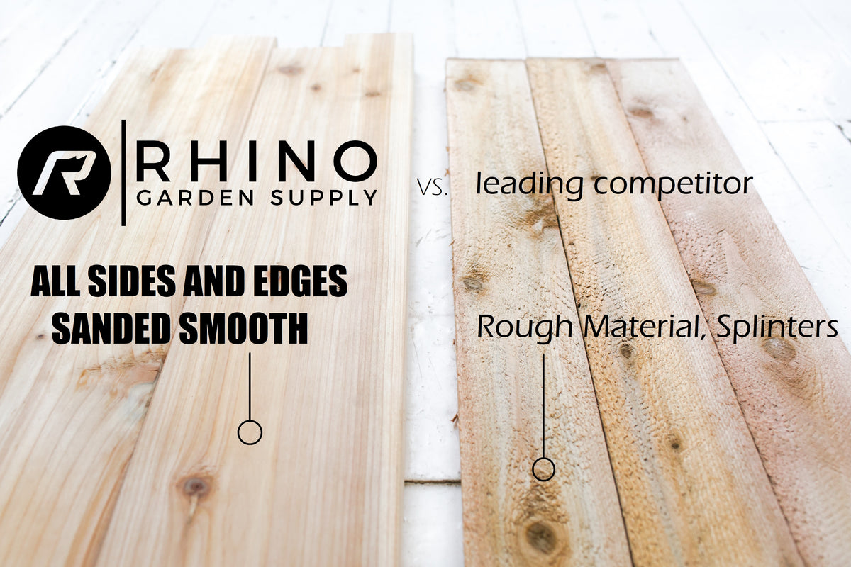 4x8 Cedar Raised Garden Bed