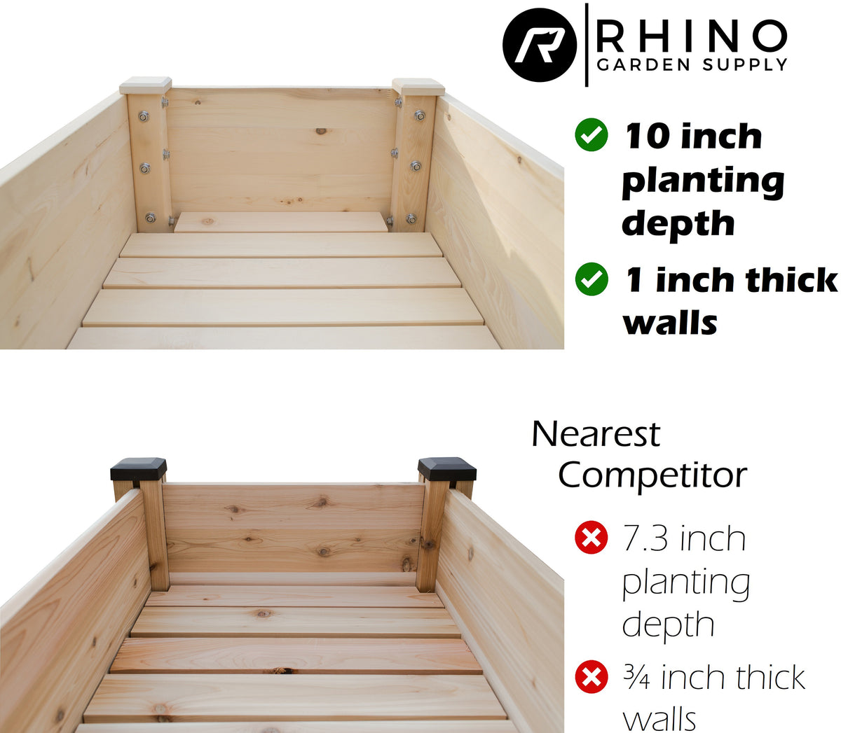 Cypress Garden Planter
