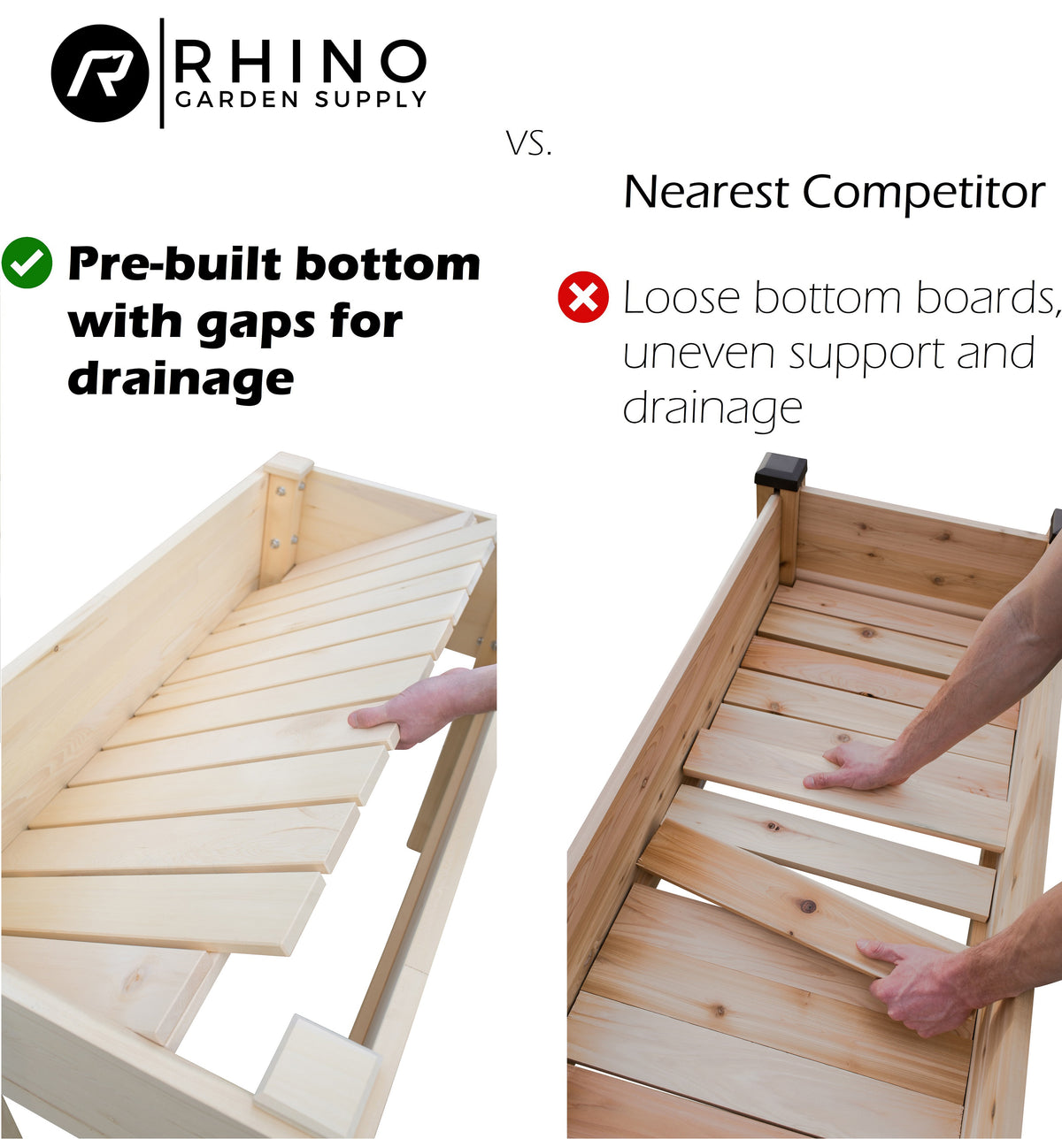 Cypress Garden Planter