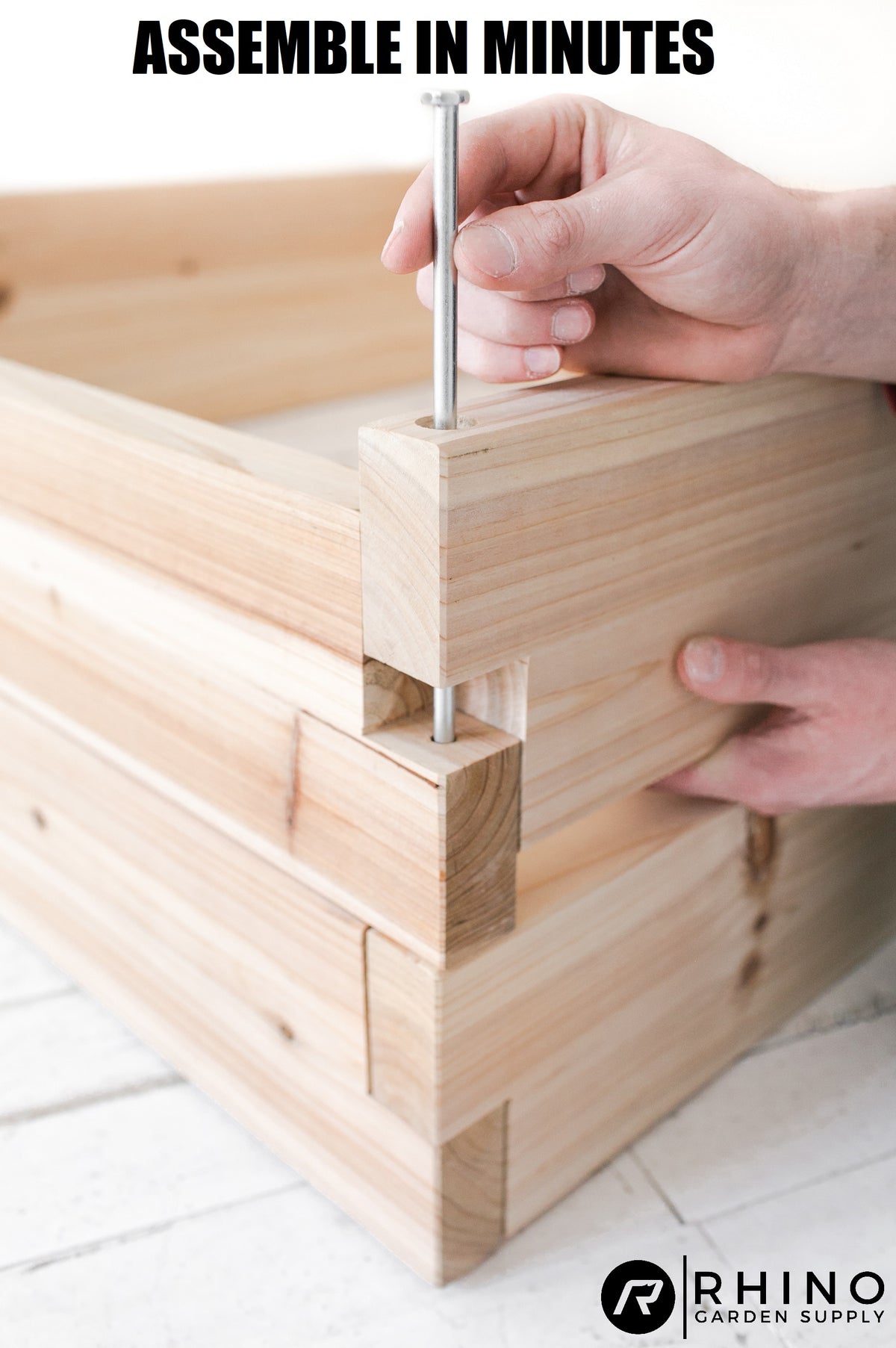 4x4 Cedar Raised Garden Bed